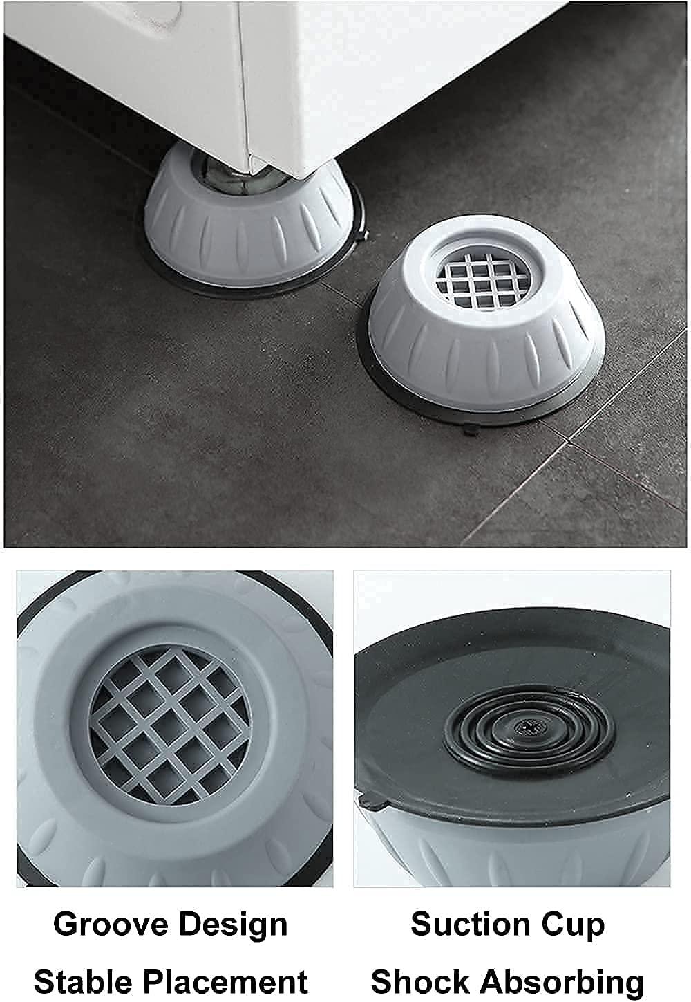 Arseeaura's Shockproof Washing Machine Pads β Stabilize & Protect Your Floors