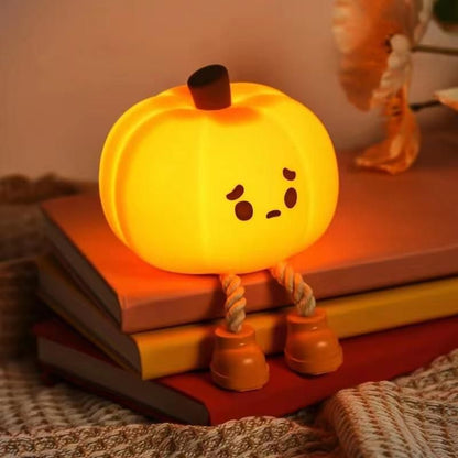 Arseeaura's Silicone Pumpkin Night Light – Warm, Cozy & Portable
